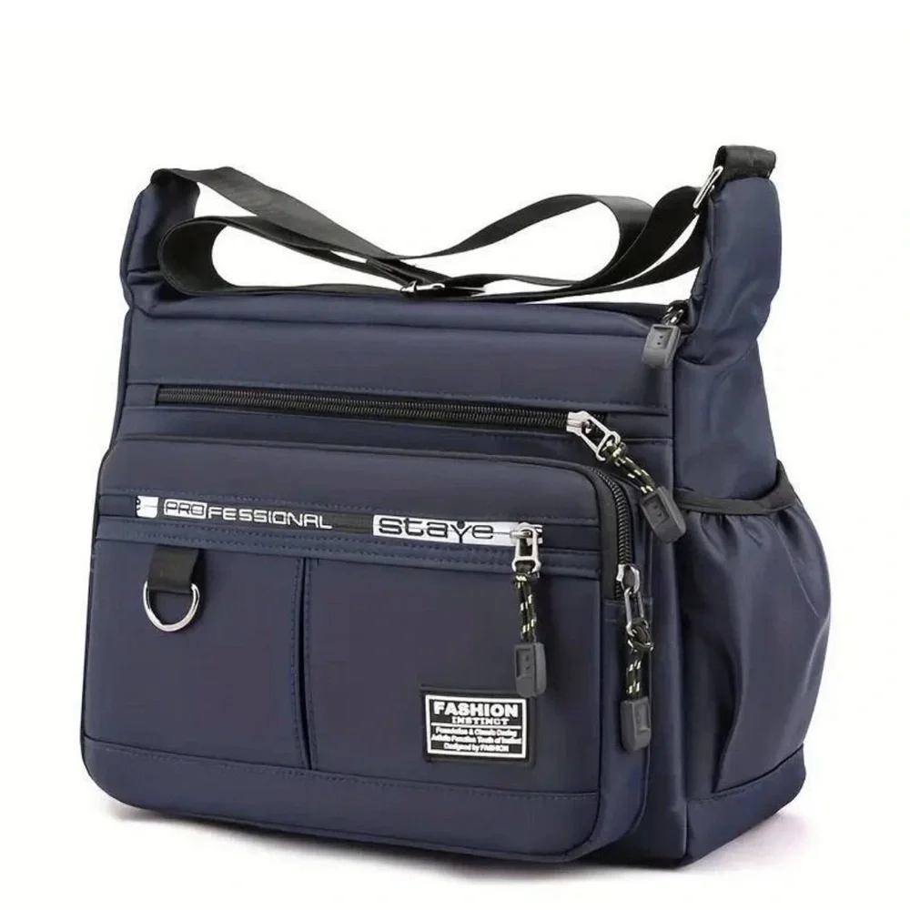 Large-Capacity Men'S Backpack Shoulder Bag Waterproof Wear-Resistant Backpack Mu